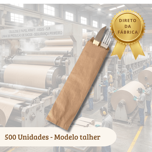 Saco Papel Kraft Mix Talher